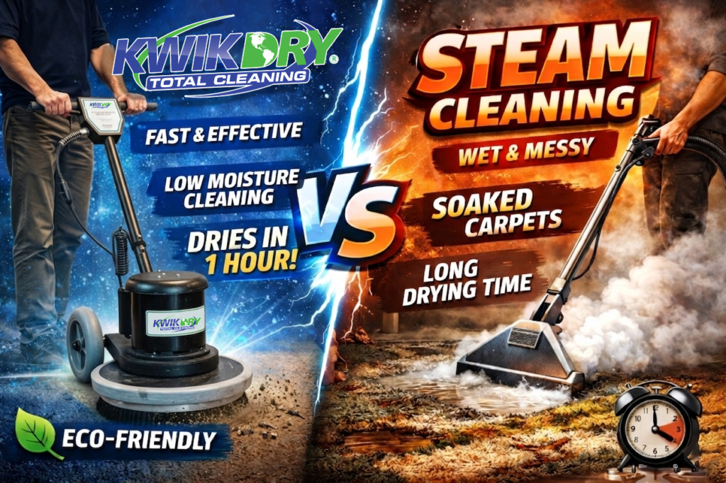 Kwik Dry Carpet Cleaning Vs Steam Cleaning